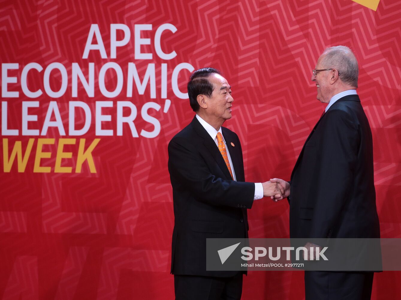 Presient Putin at APEC Summit in Peru. Day Two