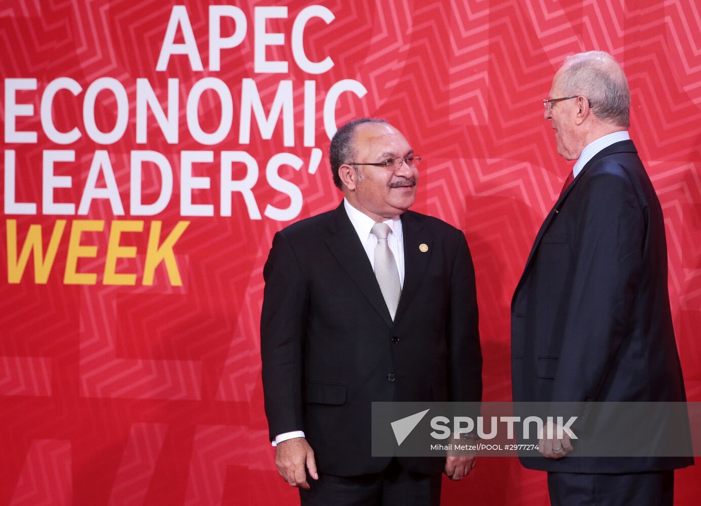 Presient Putin at APEC Summit in Peru. Day Two