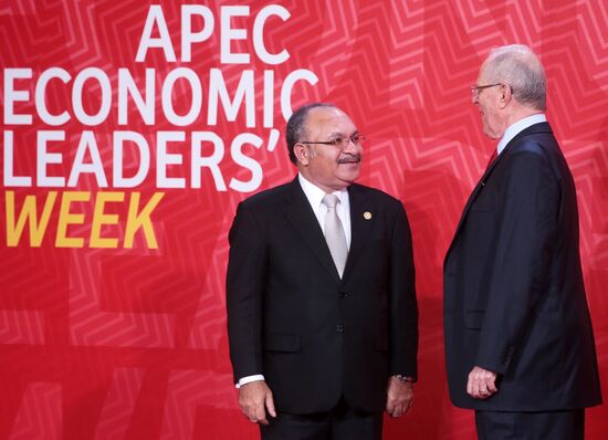 Presient Putin at APEC Summit in Peru. Day Two