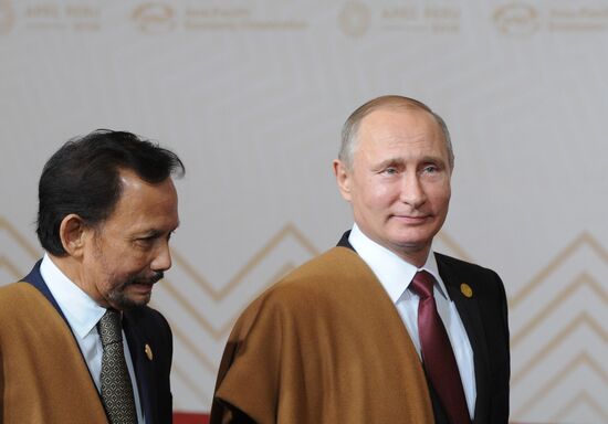 Russian President Vladimir Putin at APEC summit in Peru. Day Two