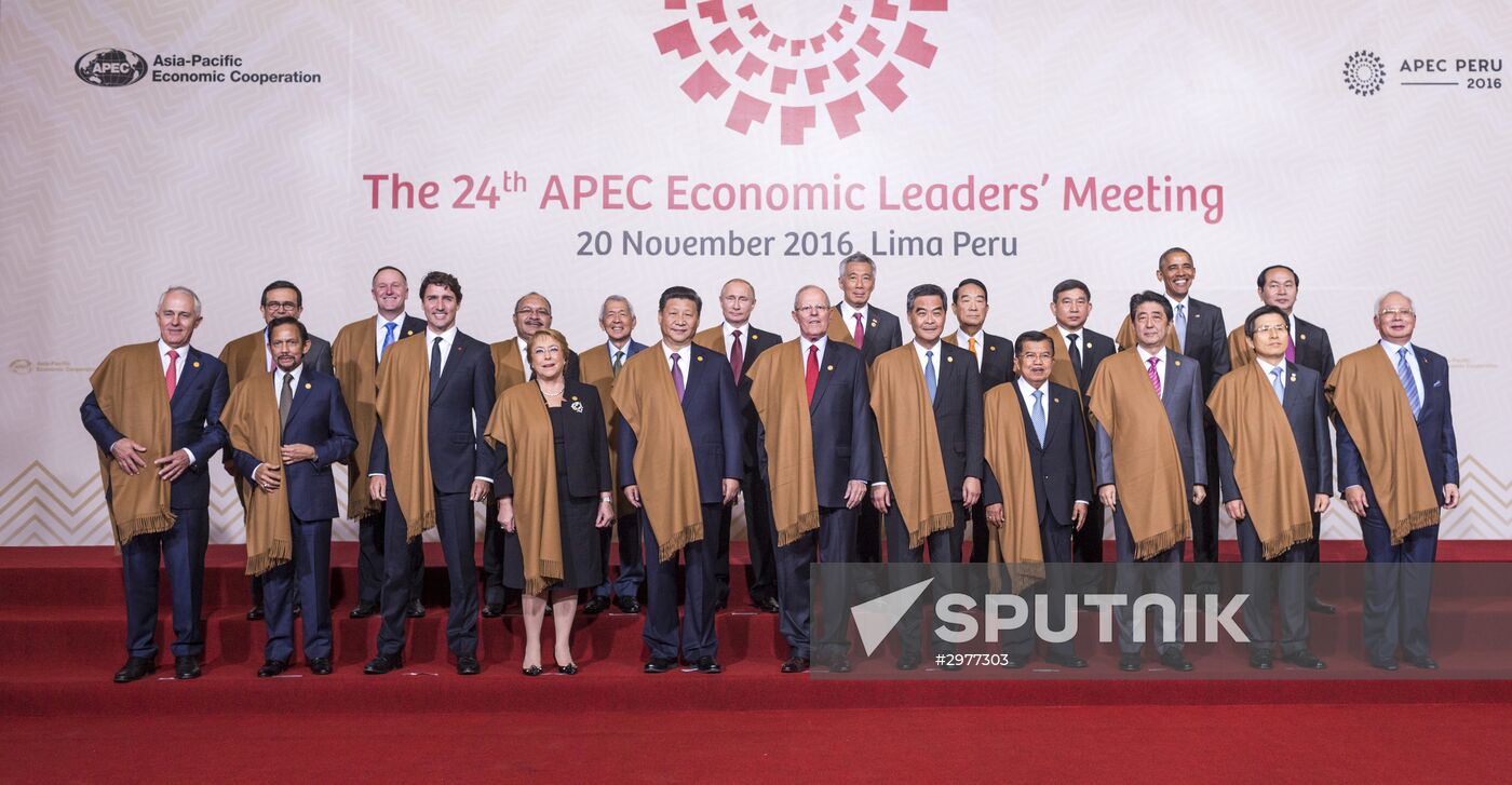 Russian President Vladimir Putin at APEC summit in Peru. Day Two