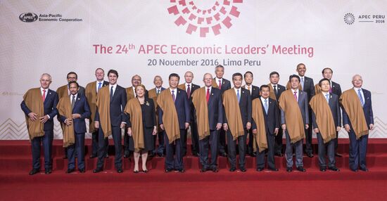 Russian President Vladimir Putin at APEC summit in Peru. Day Two