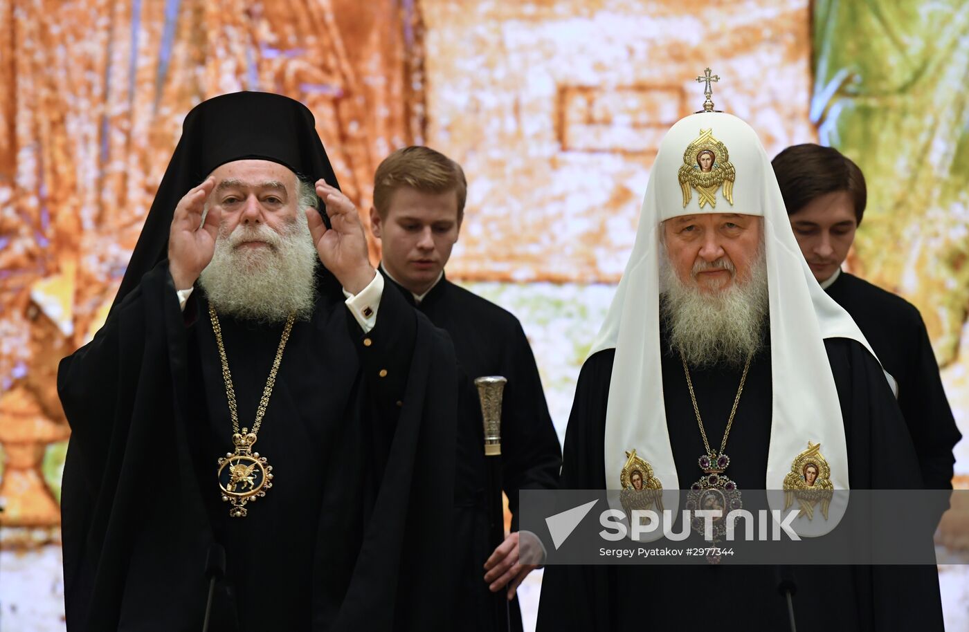 Celebrating 70th birthday of Patriarch Kirill of Moscow and All Russia