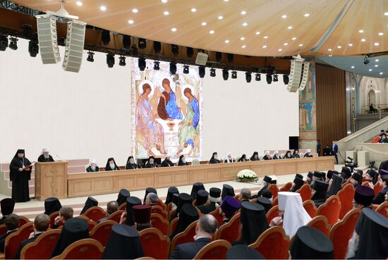 Celebrating 70th birthday of Patriarch Kirill of Moscow and All Russia