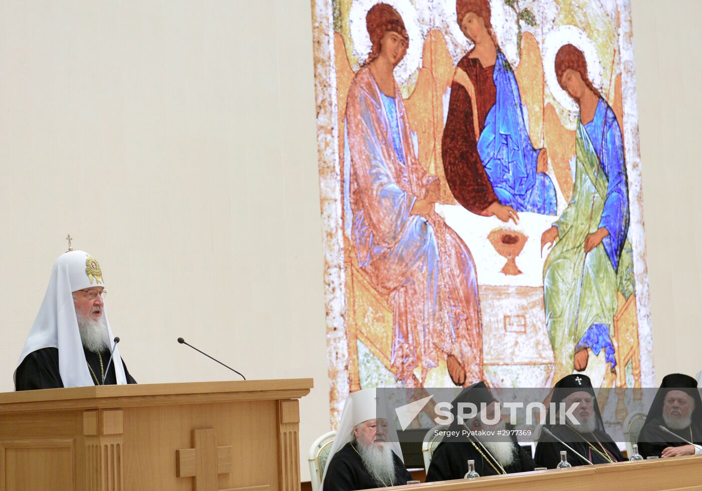 Celebrating 70th birthday of Patriarch Kirill of Moscow and All Russia