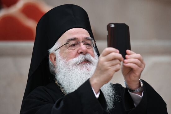 Celebrating 70th birthday of Patriarch Kirill of Moscow and All Russia