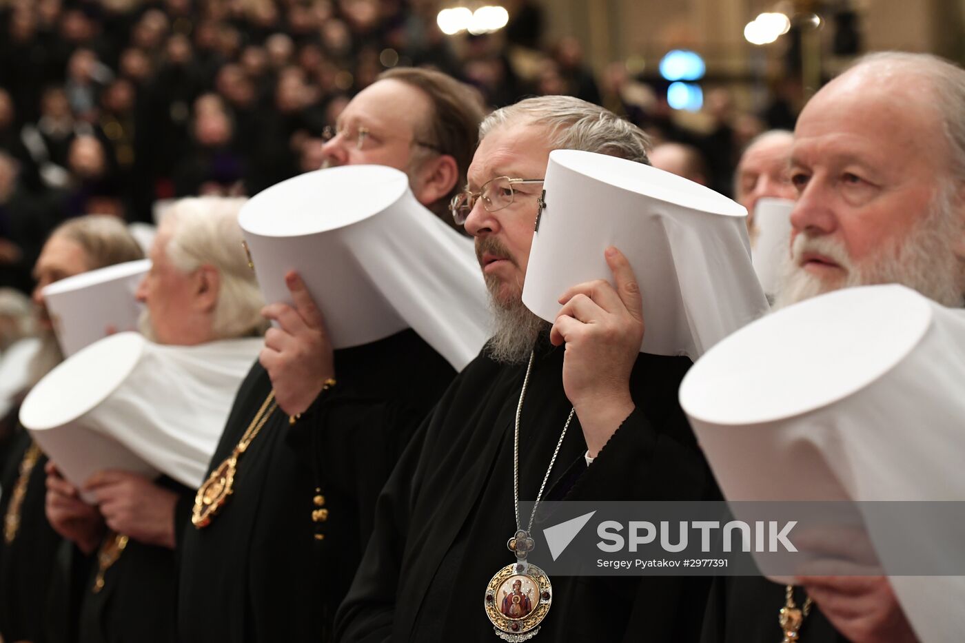 Celebrating 70th birthday of Patriarch Kirill of Moscow and All Russia