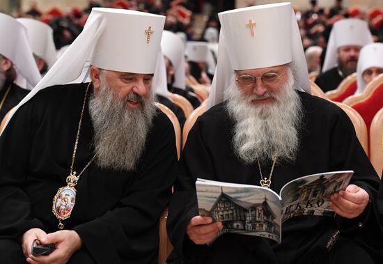 Celebrating 70th birthday of Patriarch Kirill of Moscow and All Russia