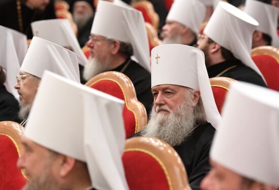 Celebrating 70th birthday of Patriarch Kirill of Moscow and All Russia