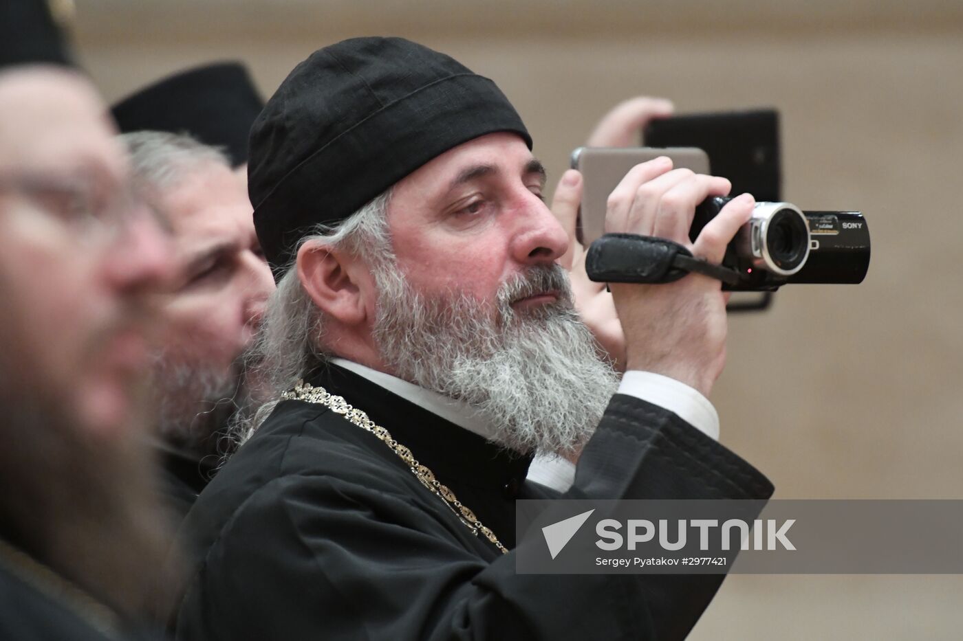 Celebrating 70th birthday of Patriarch Kirill of Moscow and All Russia