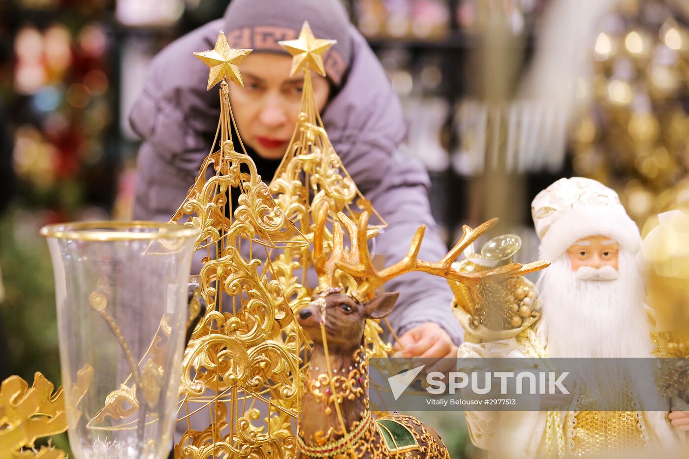 New Year Eve bazaar in TSUM
