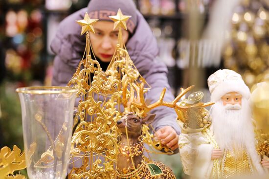 New Year Eve bazaar in TSUM
