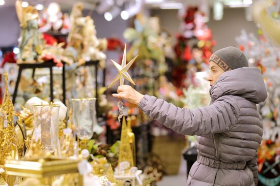 New Year Eve bazaar in TSUM