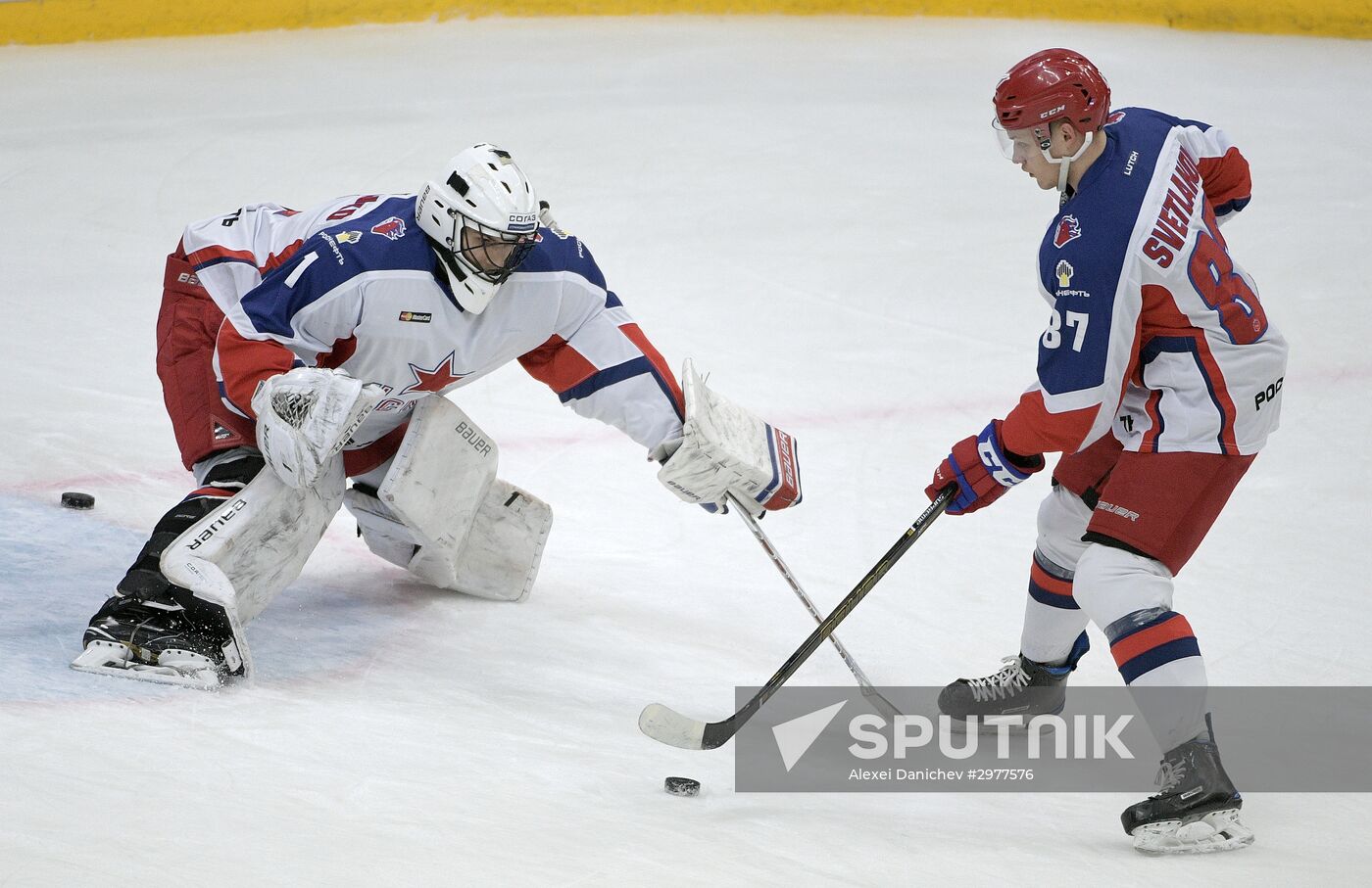 Ice hockey. KHL. SKA vs. CSKA