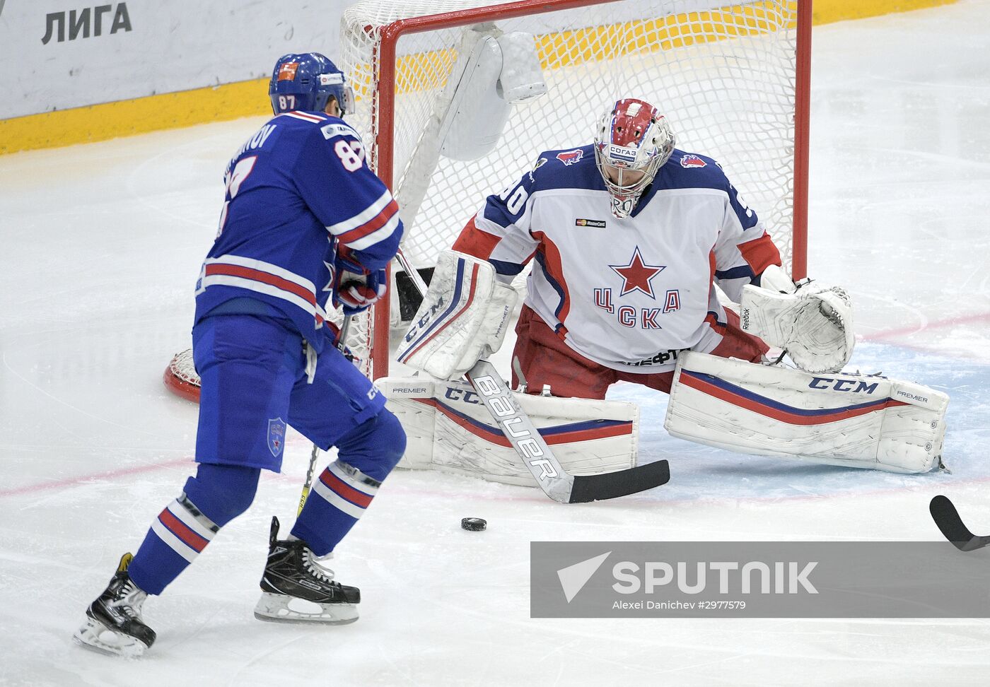 Ice hockey. KHL. SKA vs. CSKA