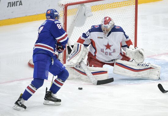 Ice hockey. KHL. SKA vs. CSKA