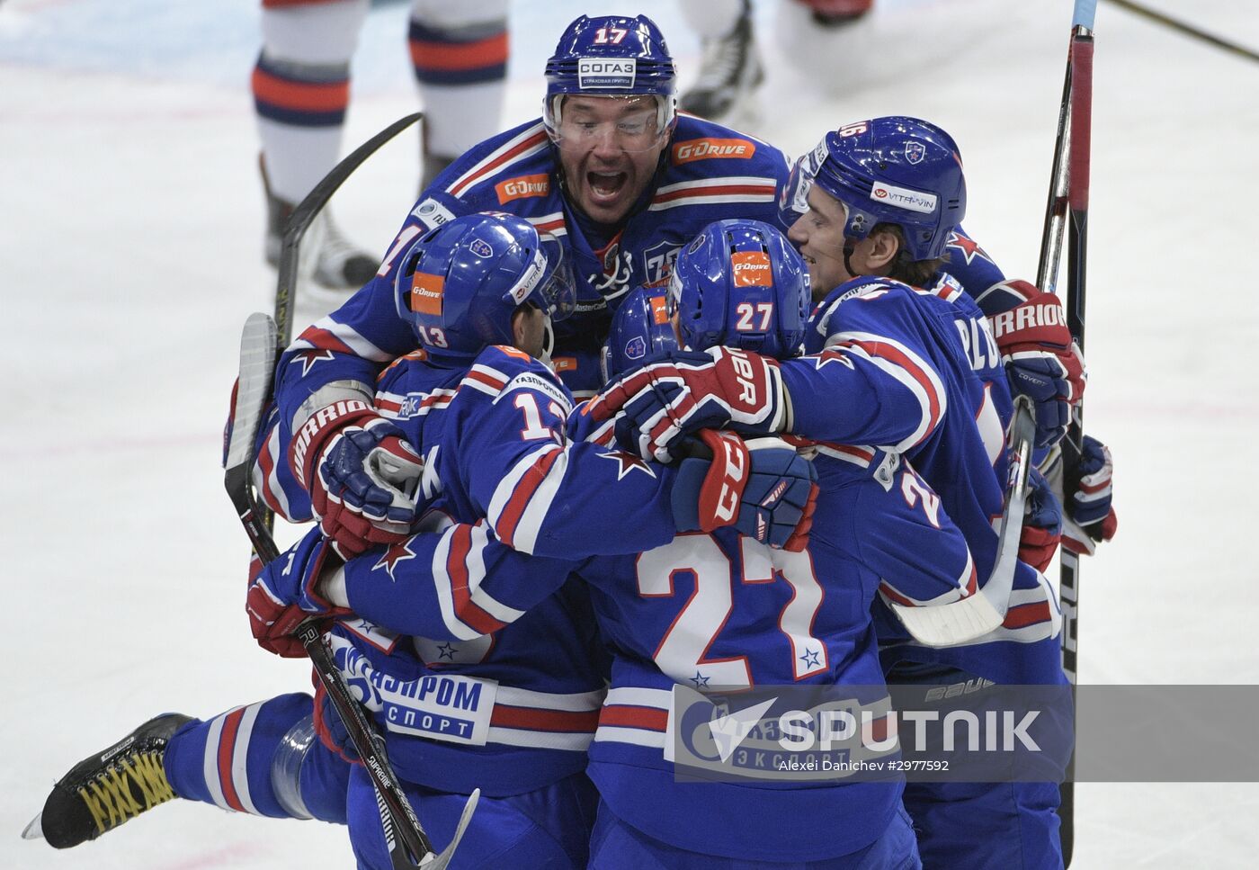 Ice hockey. KHL. SKA vs. CSKA