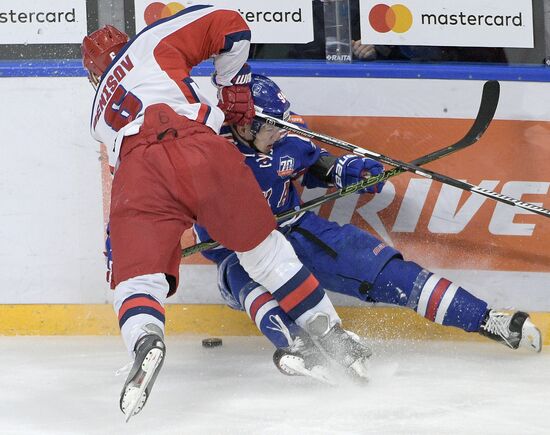 Ice hockey. KHL. SKA vs. CSKA