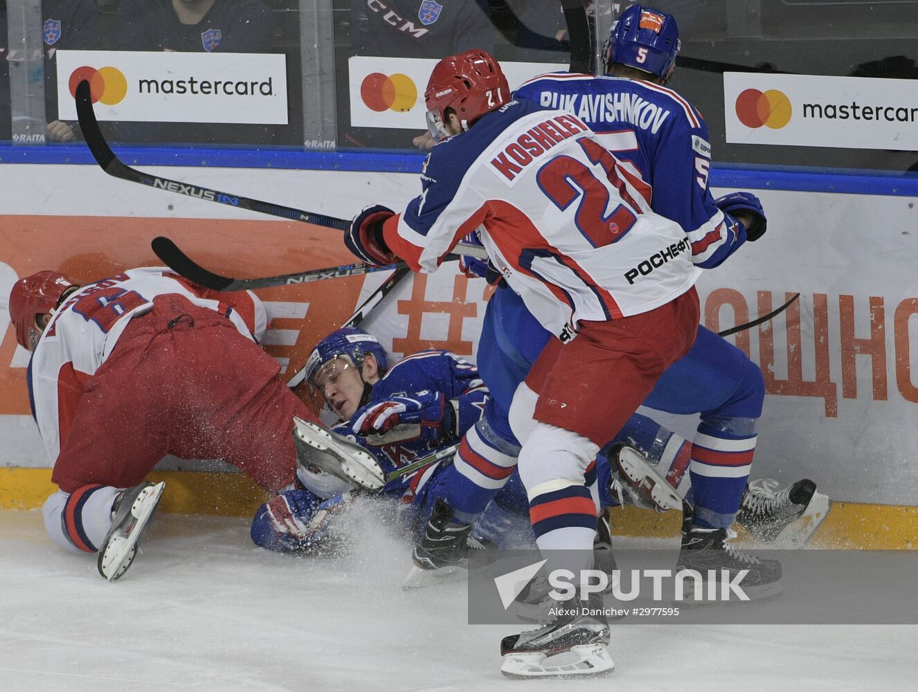 Ice hockey. KHL. SKA vs. CSKA