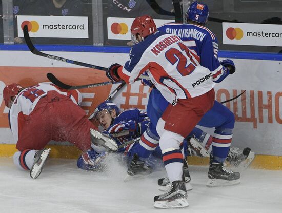 Ice hockey. KHL. SKA vs. CSKA