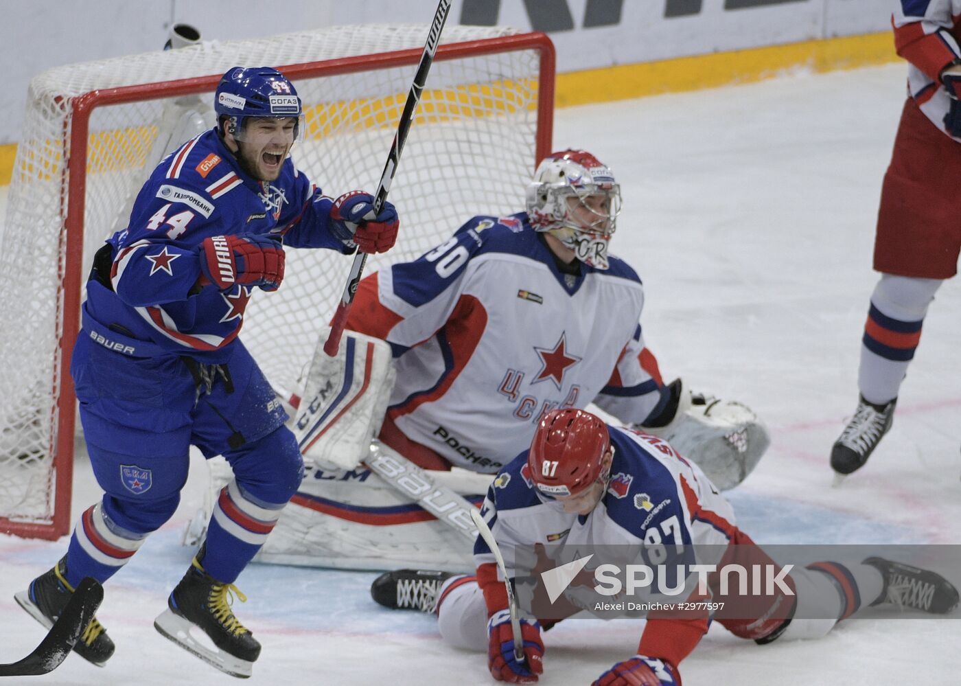 Ice hockey. KHL. SKA vs. CSKA