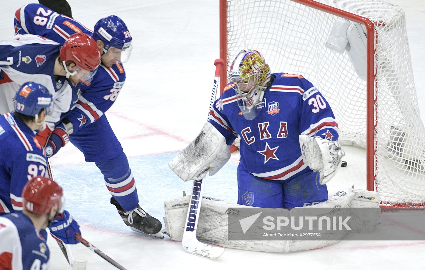 Ice hockey. KHL. SKA vs. CSKA