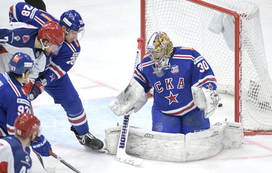 Ice hockey. KHL. SKA vs. CSKA