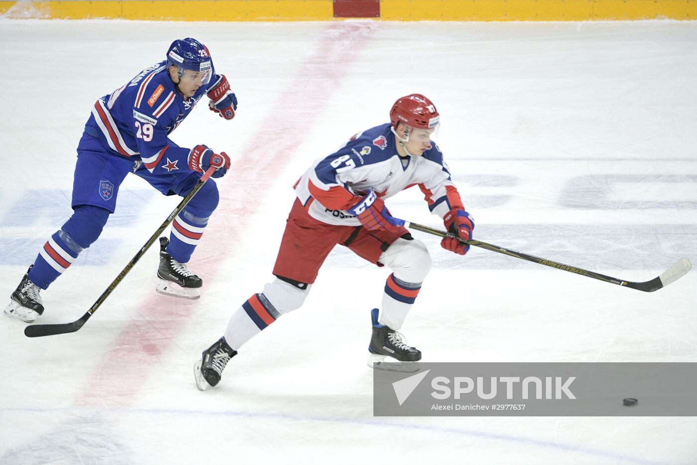 Ice hockey. KHL. SKA vs. CSKA