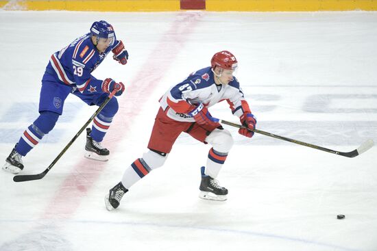 Ice hockey. KHL. SKA vs. CSKA