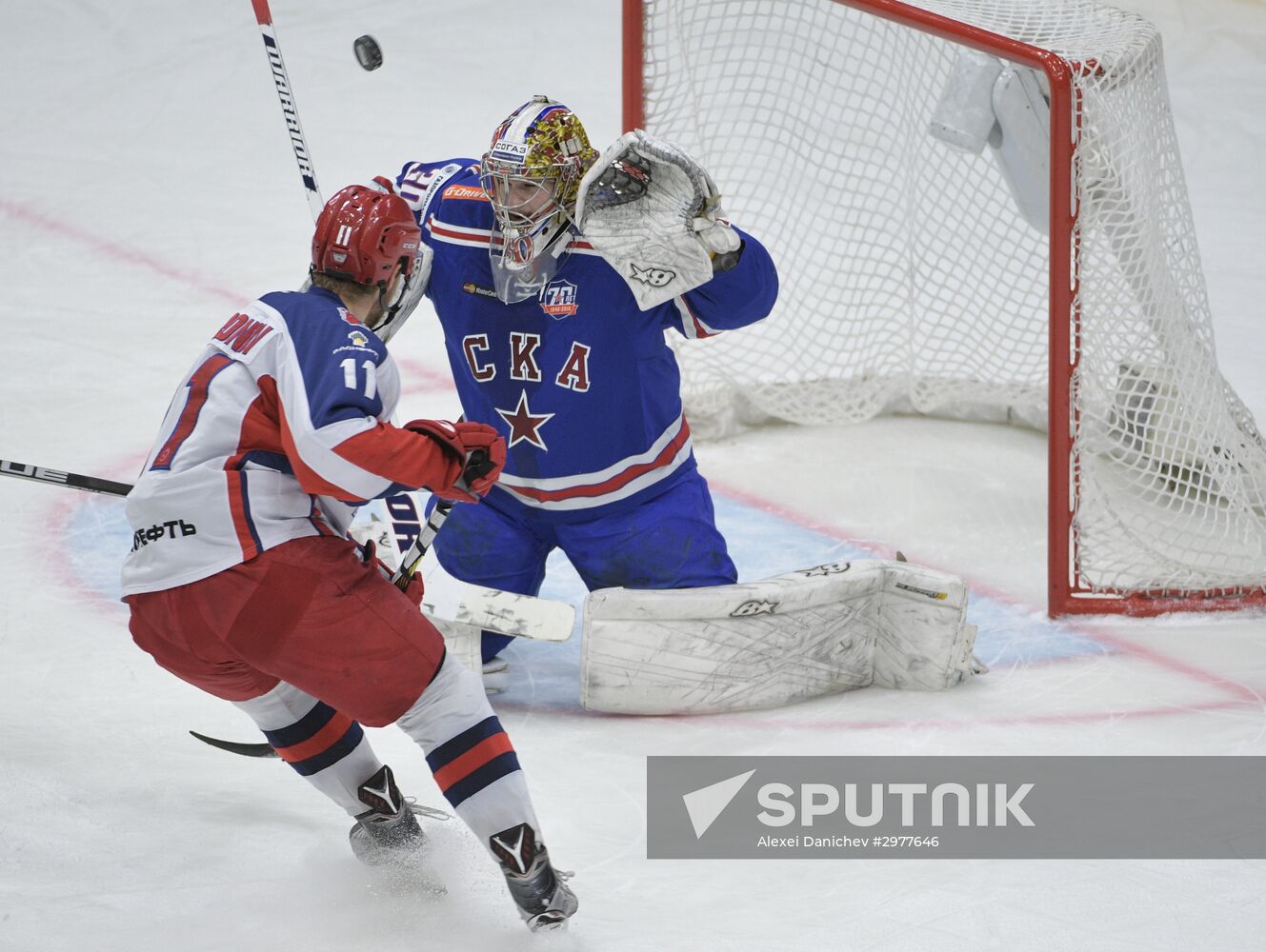 Ice hockey. KHL. SKA vs. CSKA