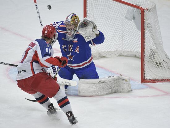 Ice hockey. KHL. SKA vs. CSKA