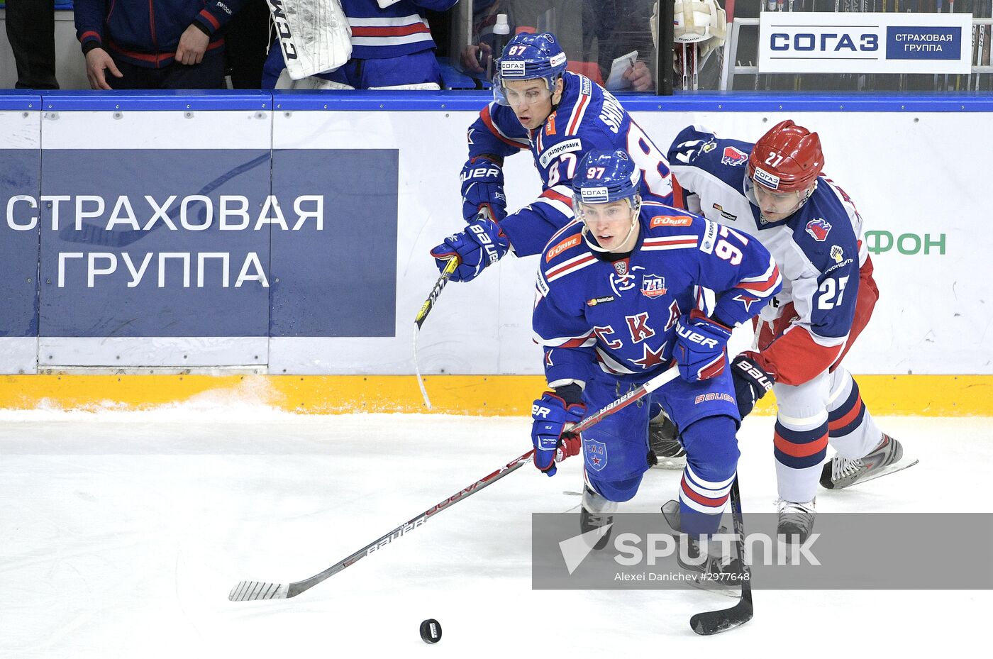 Ice hockey. KHL. SKA vs. CSKA