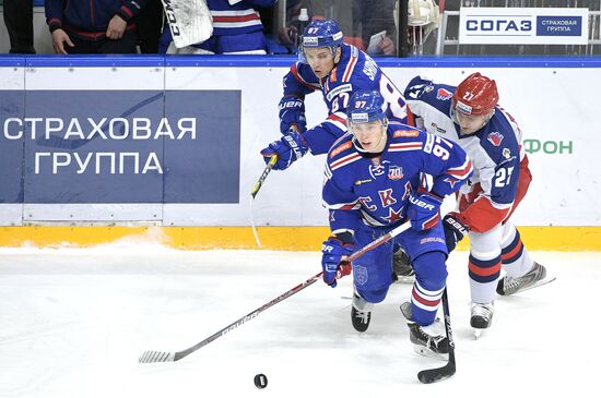 Ice hockey. KHL. SKA vs. CSKA