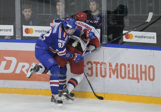 Ice hockey. KHL. SKA vs. CSKA