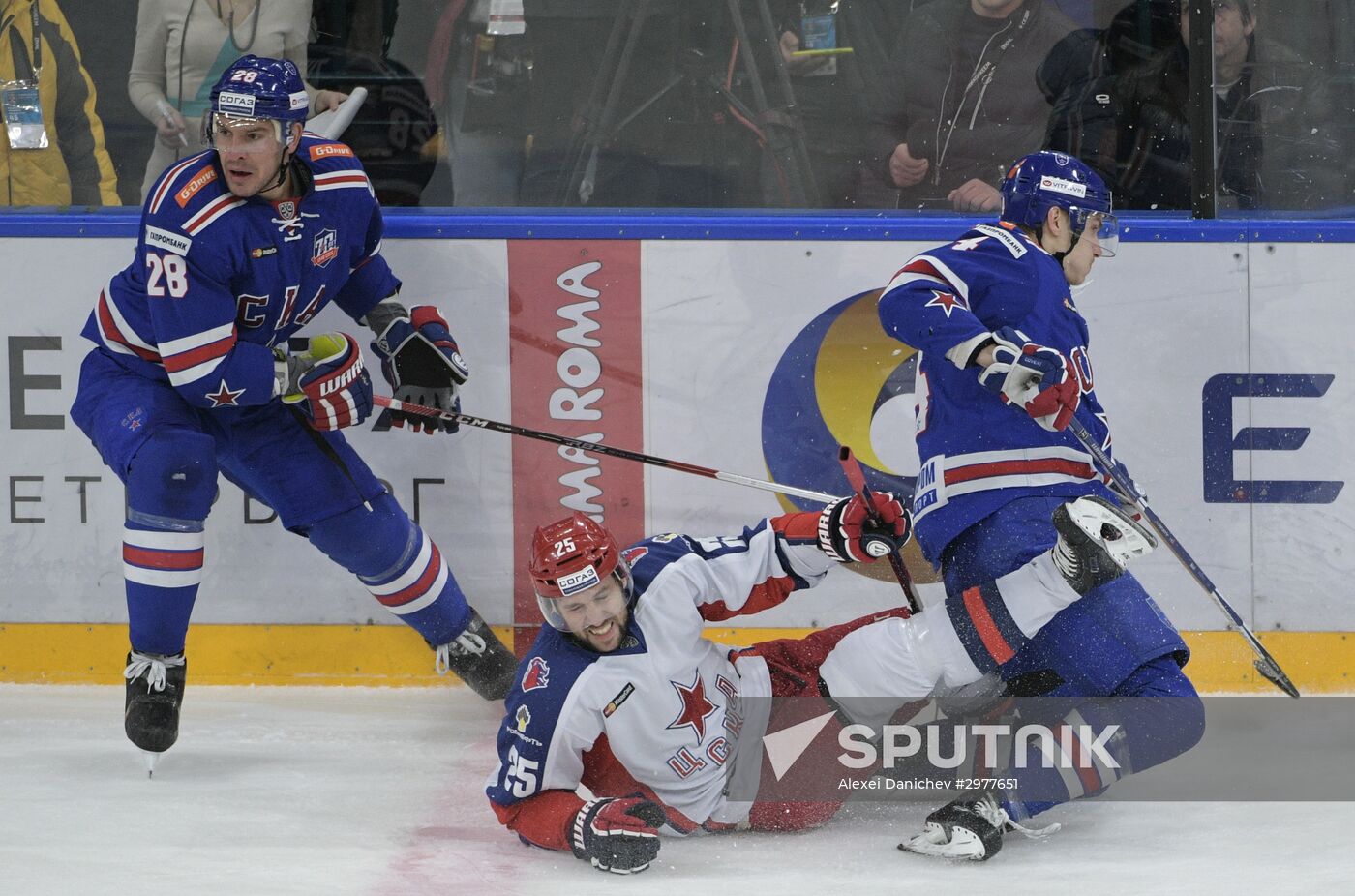 Ice hockey. KHL. SKA vs. CSKA