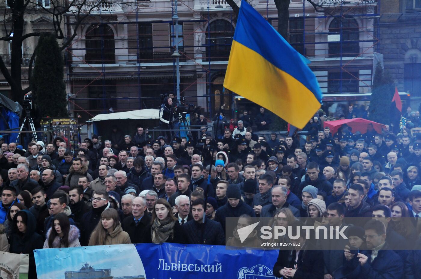 Kiev Maidan anniversary