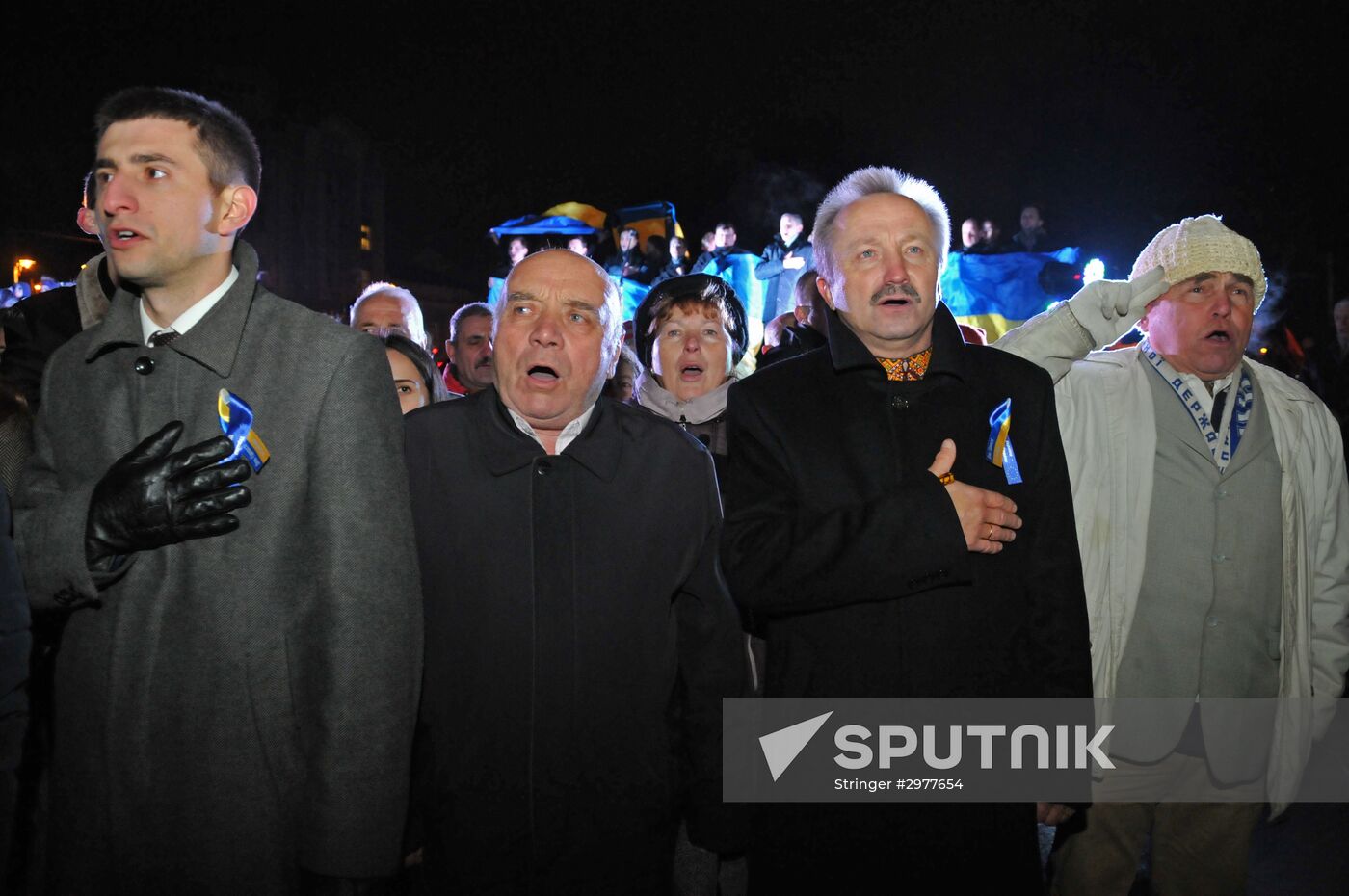 Kiev Maidan anniversary