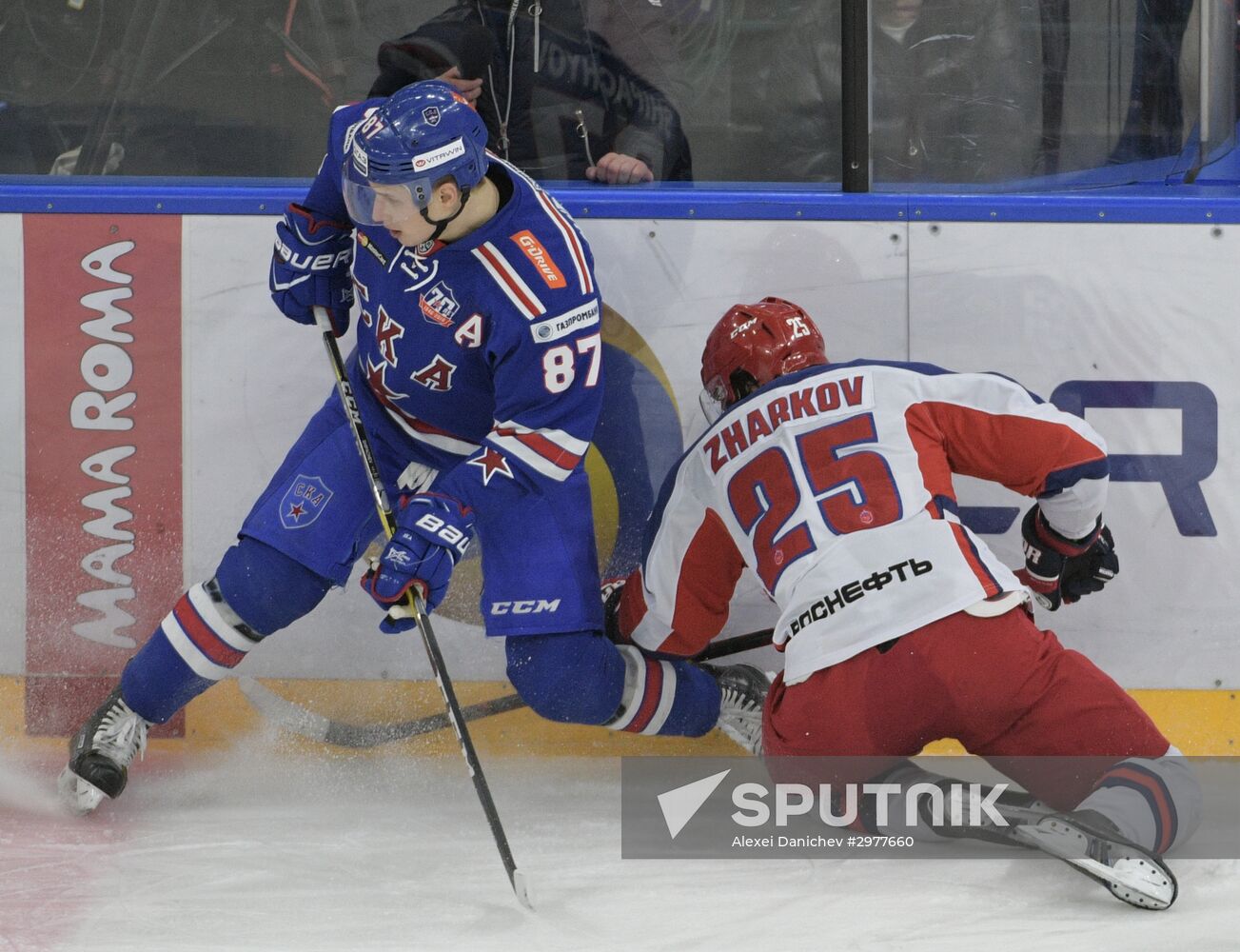 Ice hockey. KHL. SKA vs. CSKA