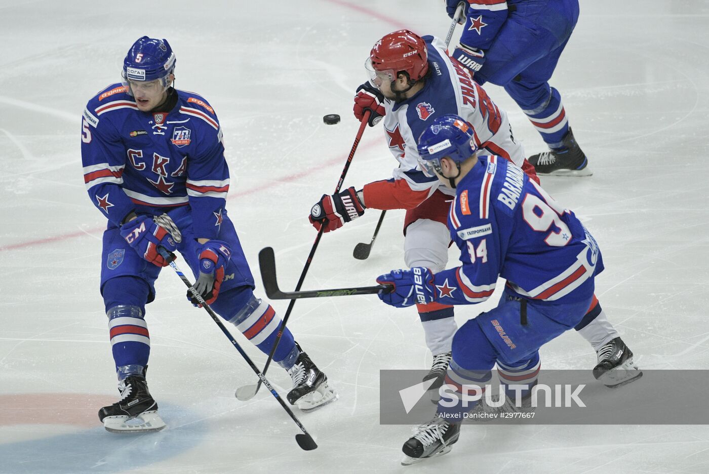 Ice hockey. KHL. SKA vs. CSKA