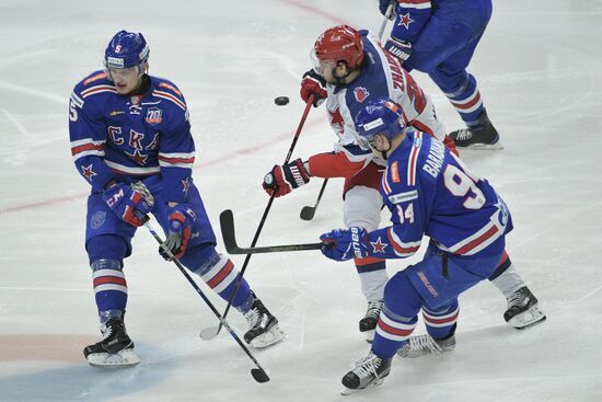 Ice hockey. KHL. SKA vs. CSKA