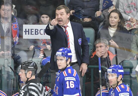 Ice hockey. KHL. SKA vs. CSKA