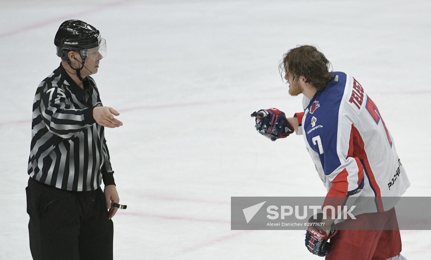 Ice hockey. KHL. SKA vs. CSKA