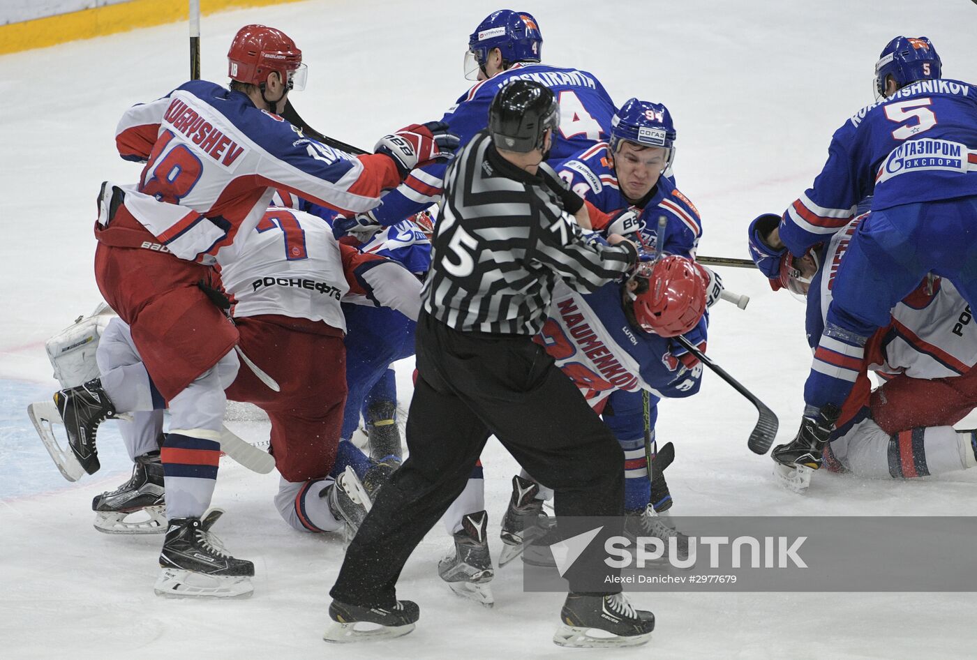 Ice hockey. KHL. SKA vs. CSKA