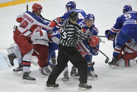 Ice hockey. KHL. SKA vs. CSKA