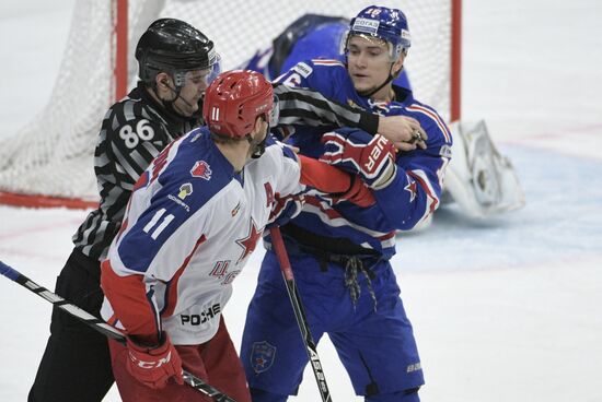 Ice hockey. KHL. SKA vs. CSKA