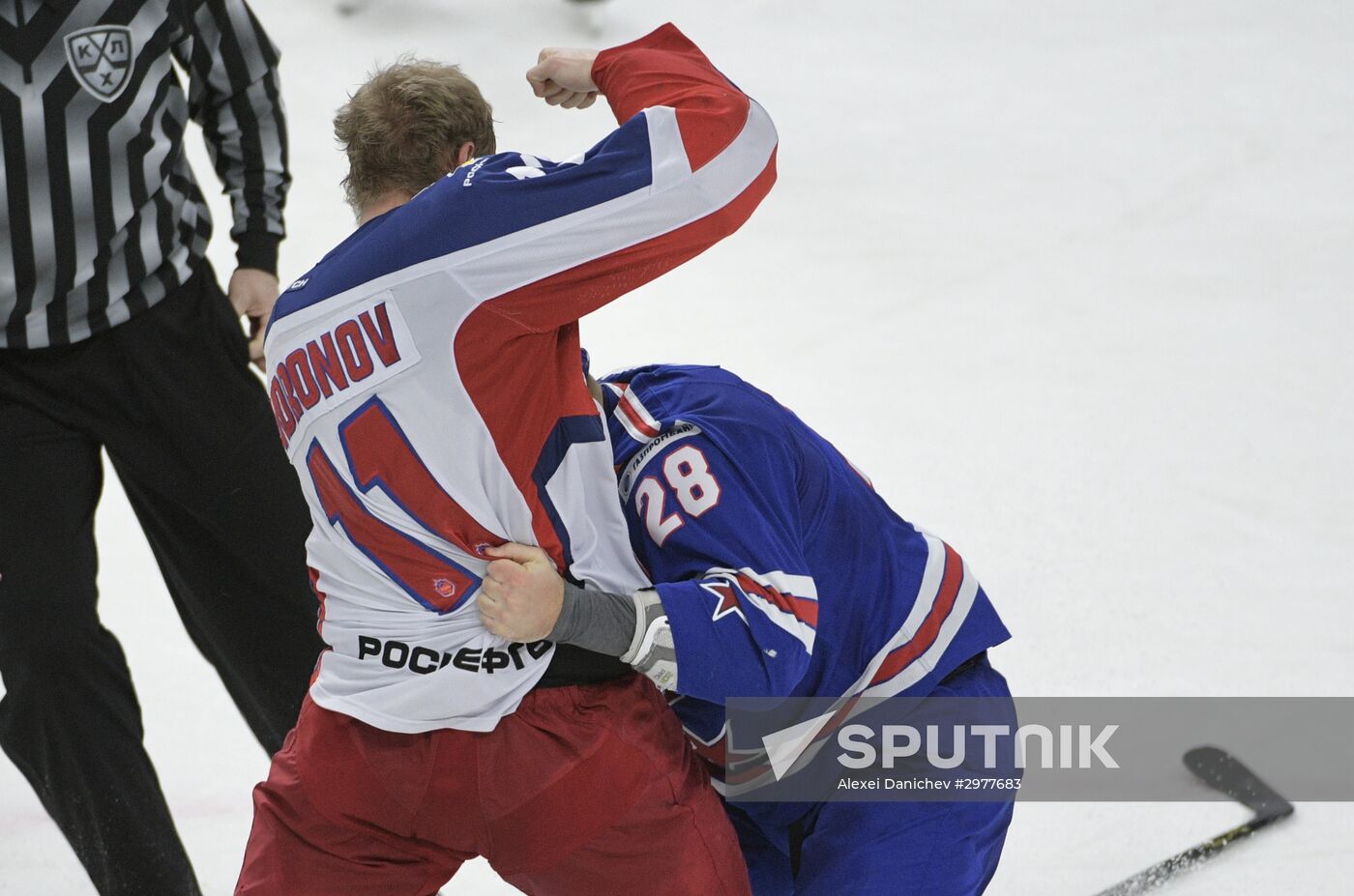 Ice hockey. KHL. SKA vs. CSKA