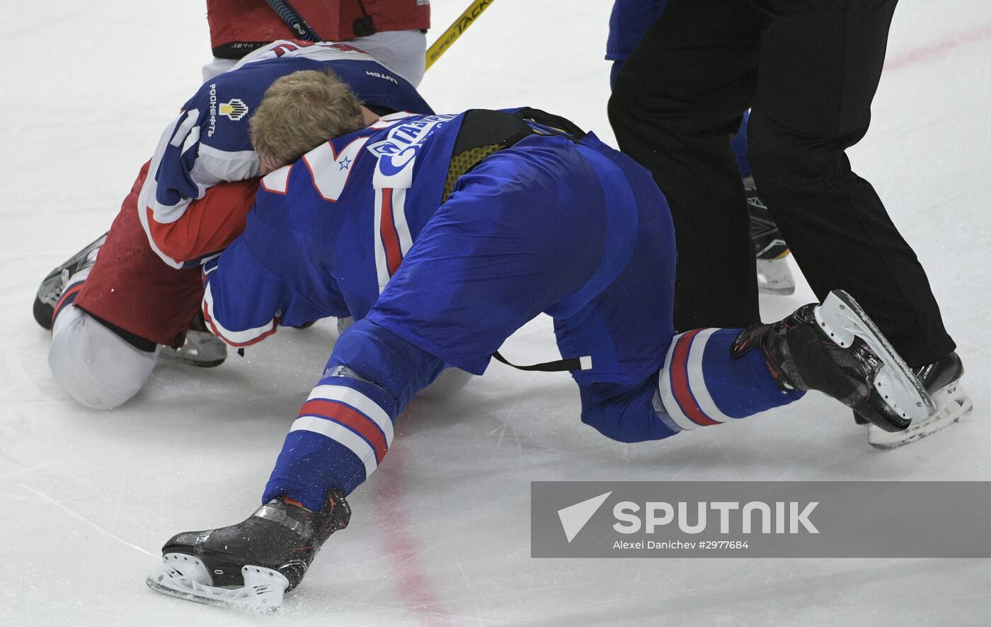 Ice hockey. KHL. SKA vs. CSKA