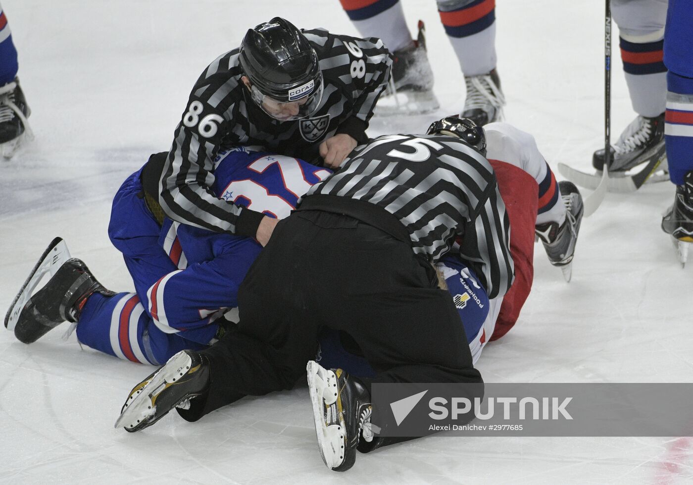 Ice hockey. KHL. SKA vs. CSKA