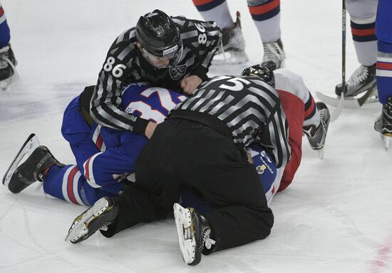 Ice hockey. KHL. SKA vs. CSKA