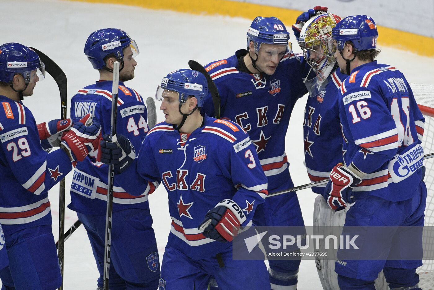 Ice hockey. KHL. SKA vs. CSKA